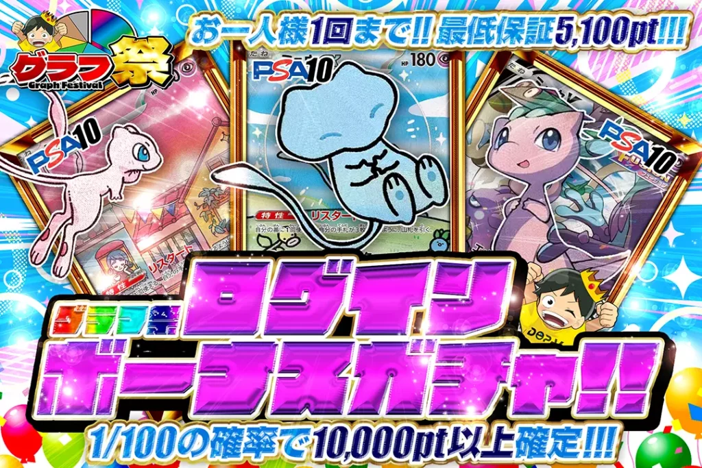 グラフ祭 ログインボーナスガチャ!!