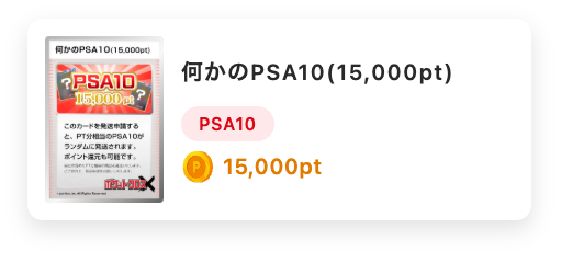 何かのPSA10(15,000pt)